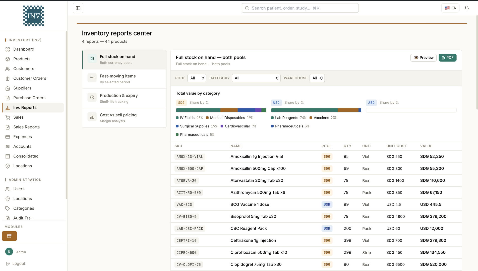 Exceer Inventory Platform — screenshot 2